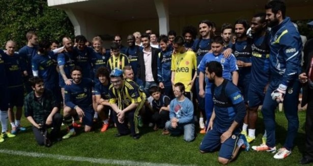 Fenerbahçe'de özel bir antrenman