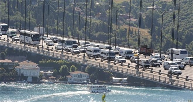 Haliç Köprüsü'nde yol çalışması