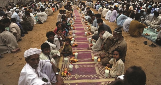 72 millet Ramazan sofrasında