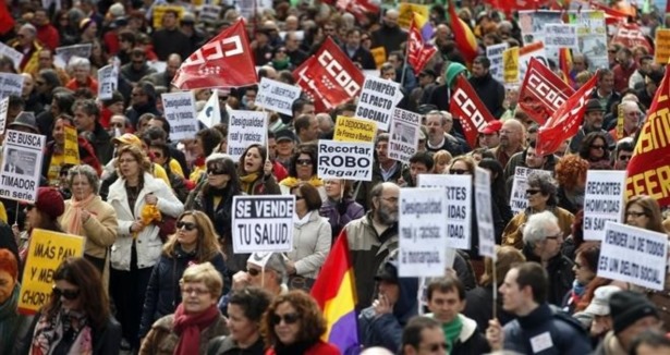 İspanya'da isyan