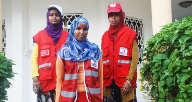 Kızılay''ın Somalili kadın gönüllüleri