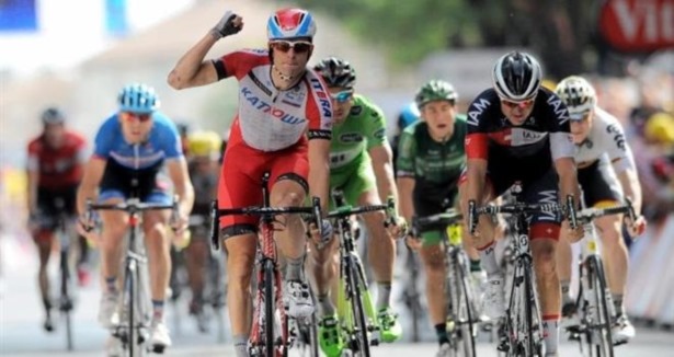 Fransa'da 15. etap Kristoff'un
