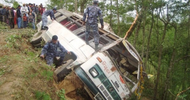 Nepal'de trafik kazası