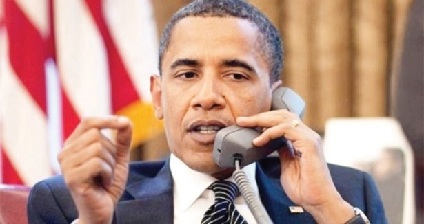 Obama telefonla bilgi verdi 