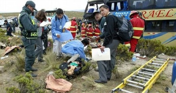 Peru'da korkunç kaza: 15 ölü 58 yaralı