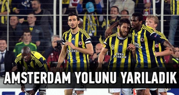 Amsterdam yolunu yarıladık