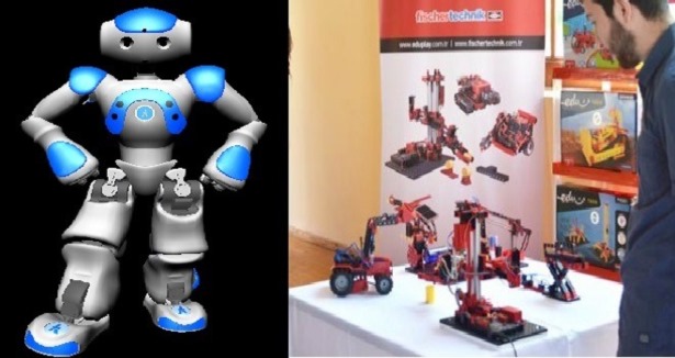 Öğrenciler robotlarla gelişiyor