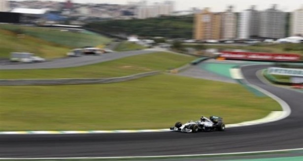Brezilya'da ilk cep Rosberg'in