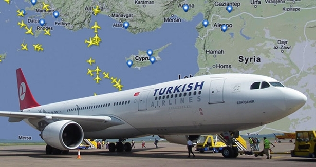 Türk uçaklarının rotaları değişti