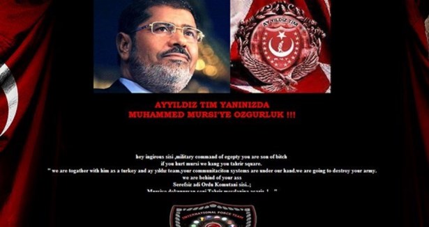 Türk Hackerlar Mursi'yi unutmadı