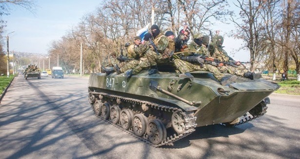 Rus tankları Ukrayna''da