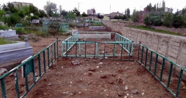 PKK mezarlığına müdahale