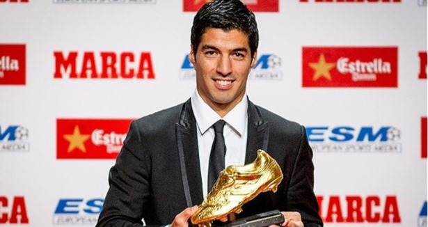 Luis Suarez 'Altın Ayakkabı'sını aldı
