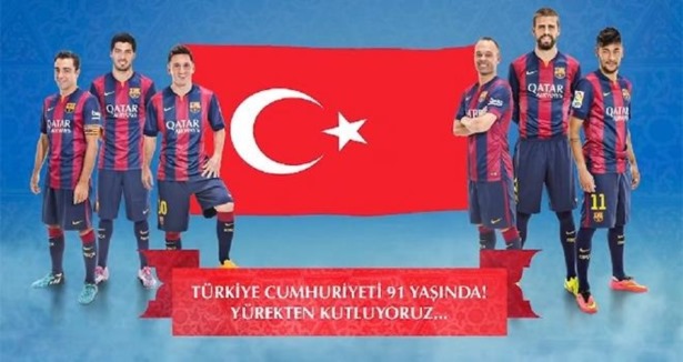 Dev kulüplerden bayram kutlaması