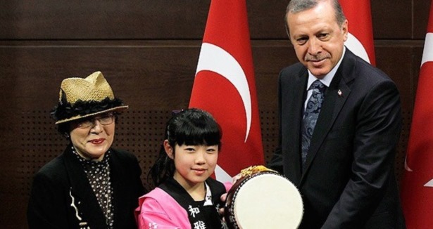 Erdoğan dünya çocuklarını kabul etti