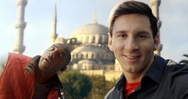 Kobe ve Messi Sultanahmet'te!