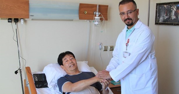 Japon sporcu Erzincan'da tedavi edildi