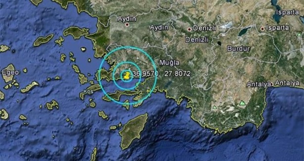 Akdeniz'de deprem!