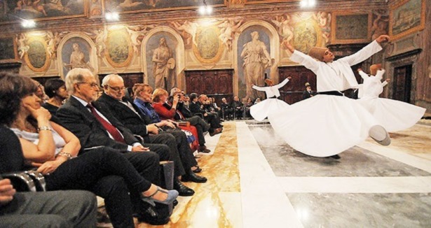 Vatikan''da Sema gösterisi