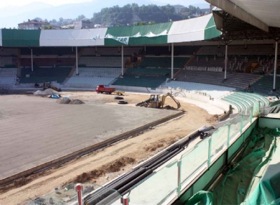 Bursa Atatürk Stadı'ndaki düzenlemeler