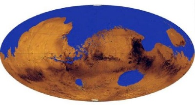 Mars'ın üçte biri denizle kaplıymış   