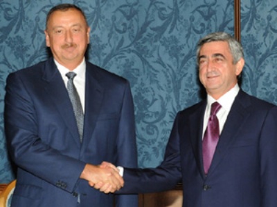 Aliyev ve Sarkisyan bir araya geldi