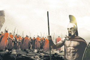 Persopolis'in gölgesinde 300 Spartalı