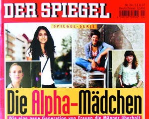 Türk kızı Aylin Alman dergisine kapak oldu