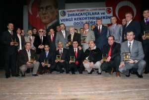 Yozgat'ın vergi rekortmenleri ve ihracatçılar ödül