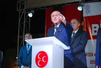 Bahçeli: Bize değil millete anlat