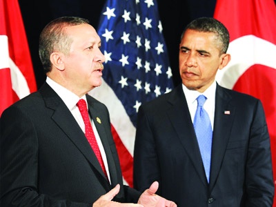 Başbakan Obama'yla  Suriye'yi görüştü