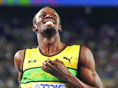 Bolt bu kez  finişi gördü