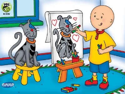 Caillou hep kel kalacak! 