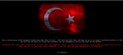 Türk 'hacker'lar Anonymous'a karşı saldırı başlatt