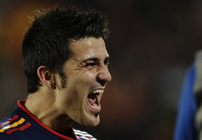 David Villa 5 golle lider   