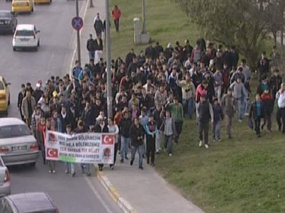 E-5'i kapattıran Muhteşem protesto