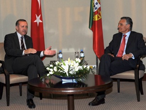 Portekiz Cumhurbaşkanı ile görüştü
