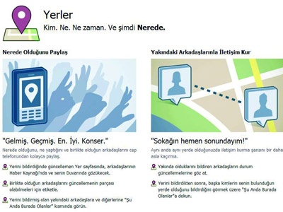 Facebook yerimizi de öğrenmek istiyor