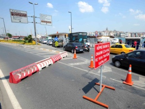 Yeni Galata köprüsünde çalışma