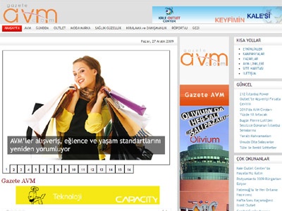 gazeteavm.com'la  AVM'ler ayağınıza geliyor 