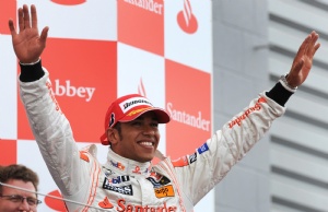 Hamilton, evinde tarih yazdı