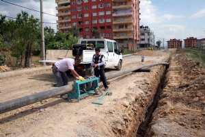 Gebze Barış Mahallesi içmesuyu hattı yenilendi 