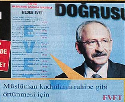 Afişi Kılıçdaroğlu yalanladı Şimşek kabul etti