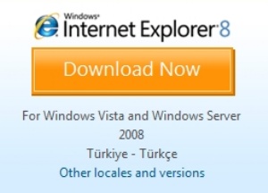 Internet Explorer 8 yayınlandı!