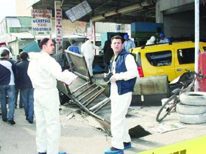 Kaynak atölyesinde  sıkışan gaz patladı