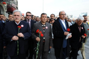 Sendikalar Kazancı Yokuşu'nda