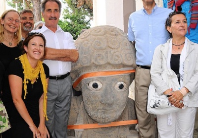 3 bin yıllık kral heykelini Bakan tanıttı