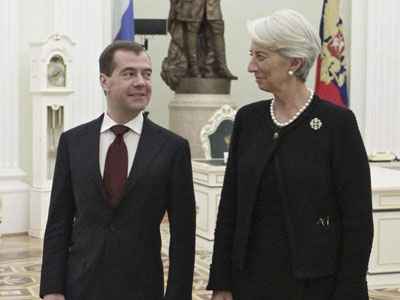 IMF, Medvedev'den AB için yardım istiyor 