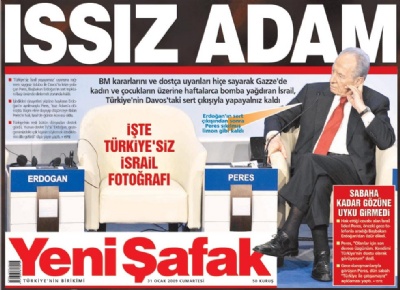 Yeni Şafak'ın 'Issız adam'ı yılın manşeti