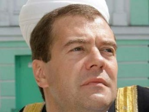 Medvedev'den, Moskova Merkez Camii'ne ilk ziyaret 